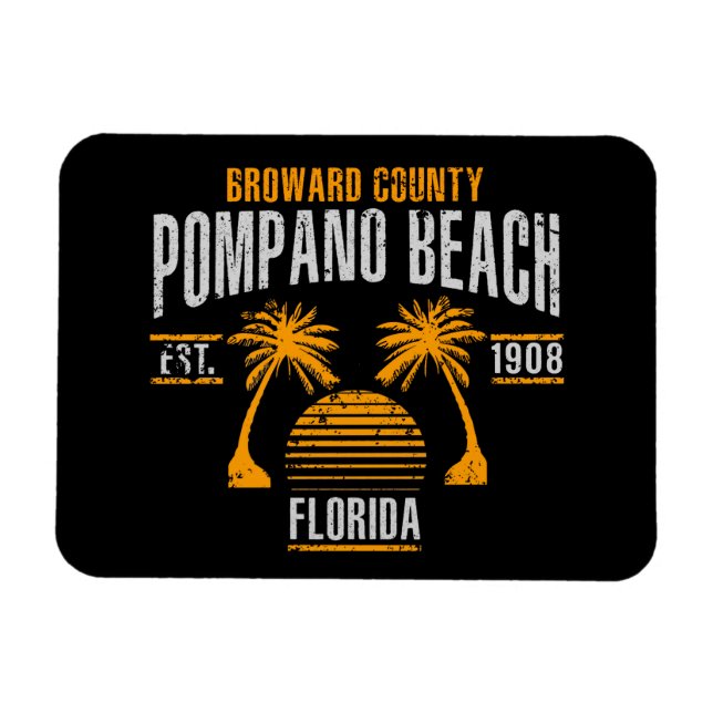 Magnet Flexible Plage de Pompano (Horizontal)