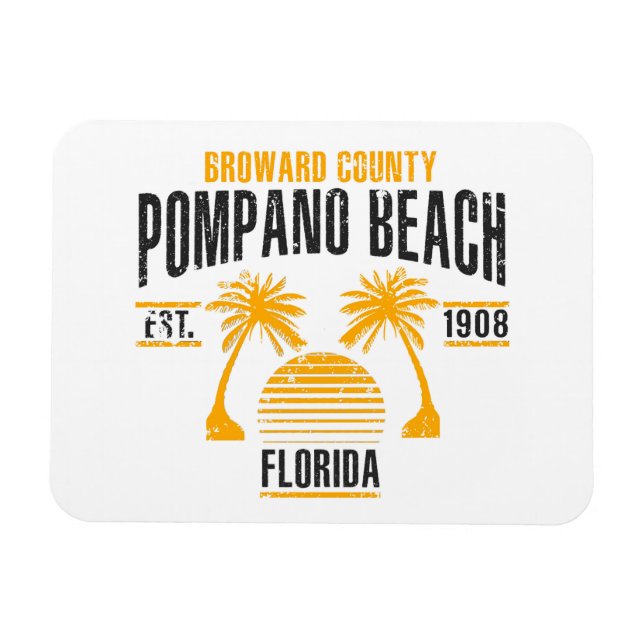 Magnet Flexible Plage de Pompano (Horizontal)