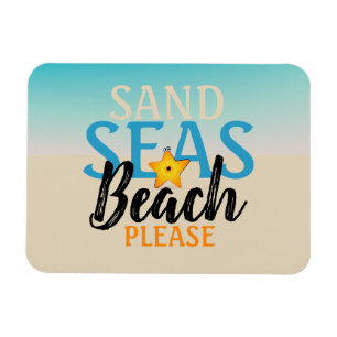 Magnet Flexible Plage de sable de Starfish