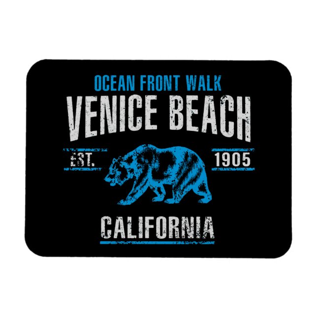 Magnet Flexible Plage de Venice (Horizontal)