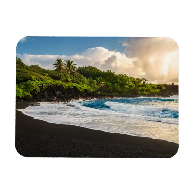 Magnet Flexible Plage de Waianapanapa (Horizontal)