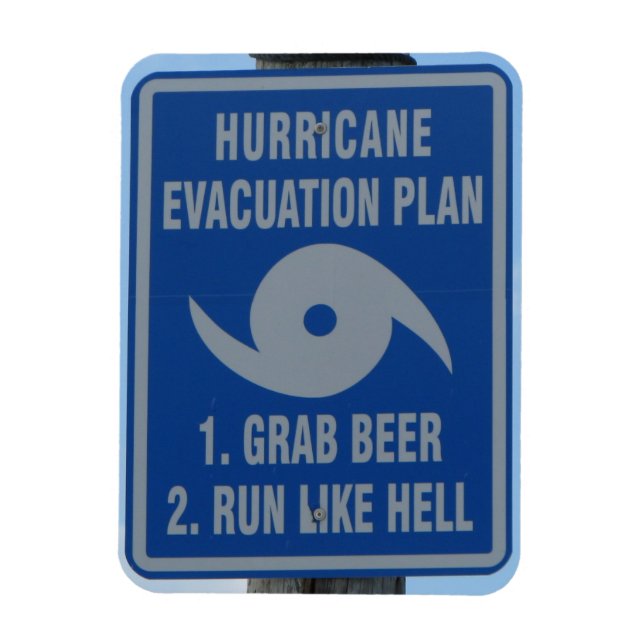 Magnet Flexible Plan d'ouragan Beer (Vertical)