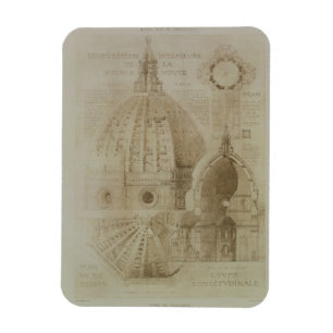 Magnet Flexible Plan, section et altitude de cathédrale de