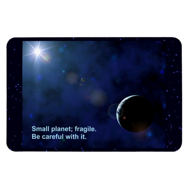 Magnet Flexible Planète fragile (Horizontal)
