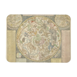 Magnet Flexible Planisphaerii Coelestis Hemis.