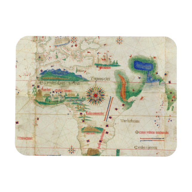 Magnet Flexible Planisphère Cantino | 1502 (Horizontal)