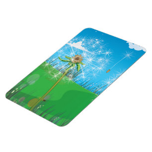 Magnet Flexible Plante Dandelion