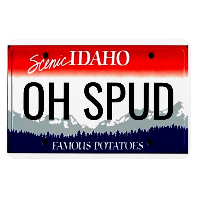 Magnet Flexible Plaque De Licence Idaho Flexible (Horizontal)