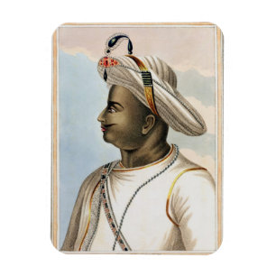 Magnet Flexible Plaque Tippoo Sultan (1749-99) de 'Picturesque Sc