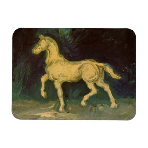 Magnet Flexible Plâtre Statuette d'un cheval par Vincent van Gogh