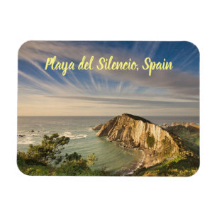 Magnet Flexible Playa del Silencio Espagne stylisé
