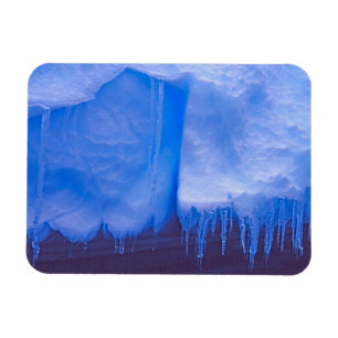 Magnet Flexible Pléneau cimetière Iceberg, Antarctique : Bleu
