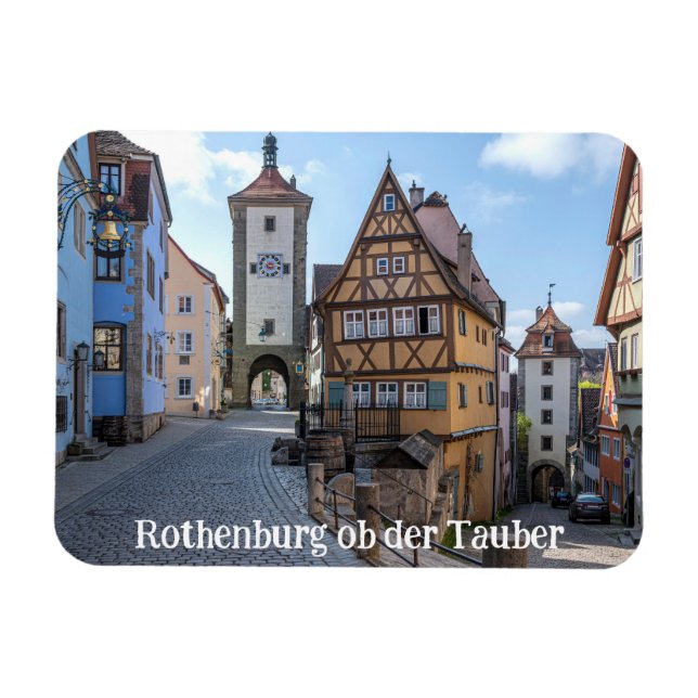 Magnet Flexible Plönlein à Rothenburg ob der Tauber, Allemagne (Horizontal)