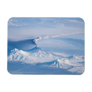 Magnet Flexible Plume Émanant Du Volcan Kliuchevskoi.