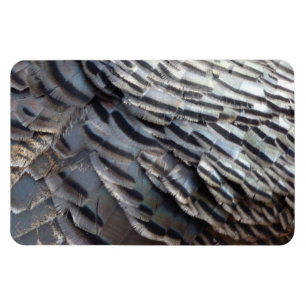 Magnet Flexible Plumes de Dindon Sauvage II Design Abstrait de la