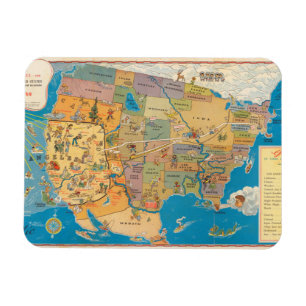 Magnet Flexible "Plus grand !" Los Angeles et les États-Unis