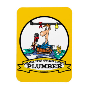 MAGNET FLEXIBLE PLUS GRAND PLOMBIER DU MONDE IV HOMMES DESSIN ANIM