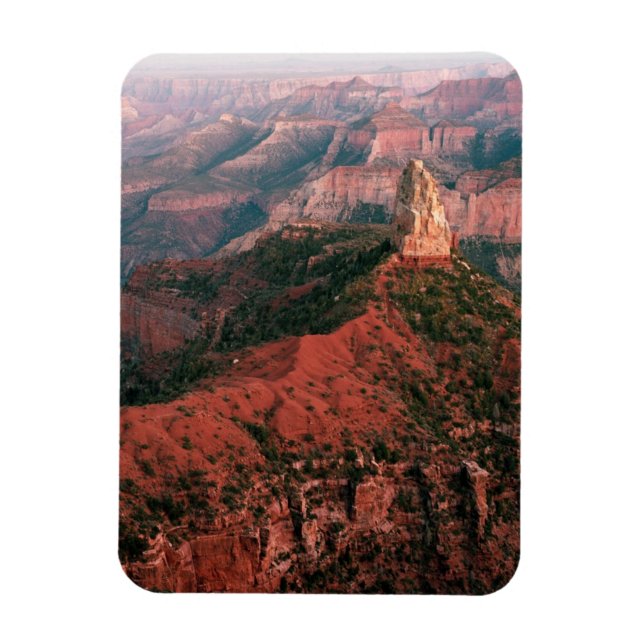 Magnet Flexible Point Imperial et Mount Hayden au coucher du solei (Vertical)