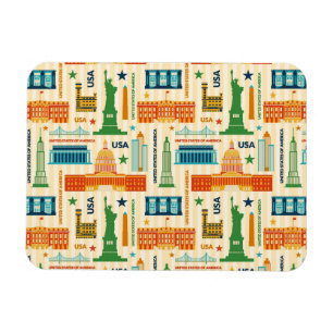 Magnet Flexible Points de repère des Etats-Unis d'Amérique