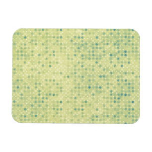 Magnet Flexible Points Micro bleus fanés sur Jaune