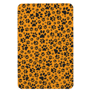 Magnet Flexible Pois de chien noir et blanc Pointe Polka sur dahli