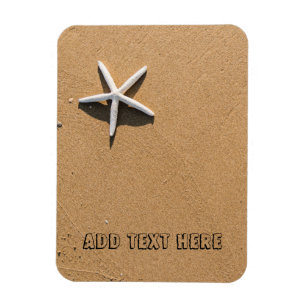 Magnet Flexible Poisson Starfish sur Sandy Beach