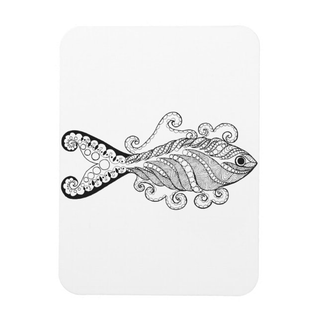Magnet Flexible Poisson stylisé (Vertical)