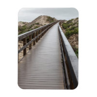 Pont à pied au parc d'état d'Oso Flaco Lake