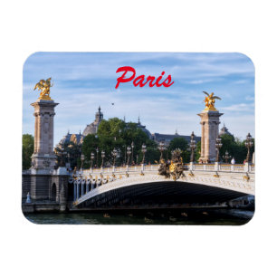 Magnet Flexible Pont Alexandre III sur Seine - Paris, France