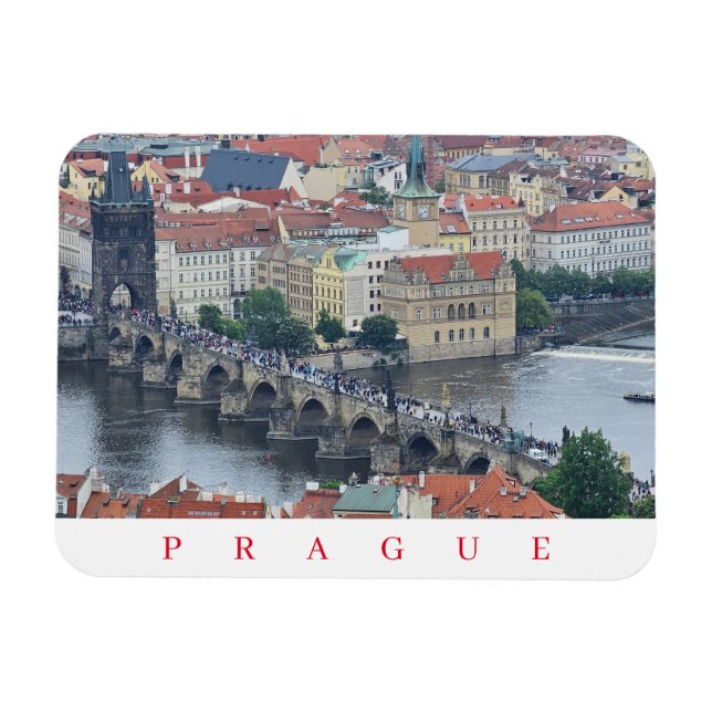 Magnet Flexible Pont Charles de Prague Aimant panoramique (Horizontal)