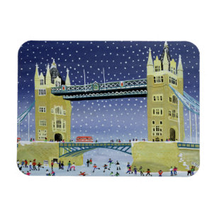 Magnet Flexible Pont de tour : Patinage sur la glace mince