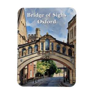 Magnet Flexible Pont des Soupirs en peinture acrylique Oxford