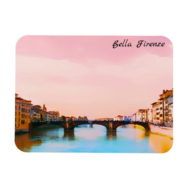 Magnet Flexible ** Pont Florence Italie AP12 Italie (Horizontal)
