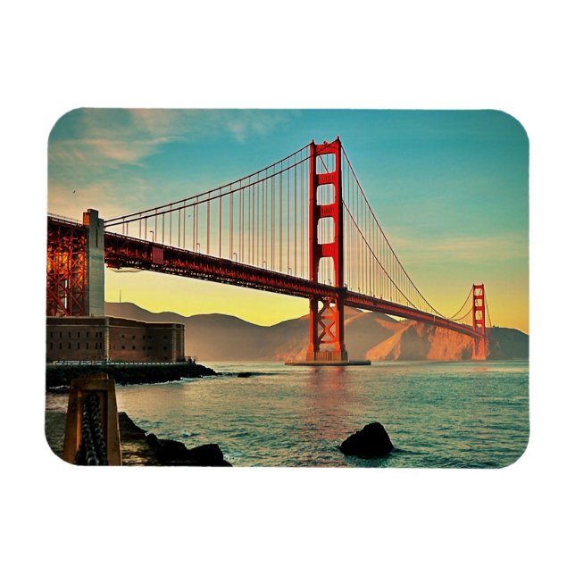 Magnet Flexible Pont Golden Gate (Horizontal)