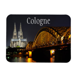 Magnet Flexible Pont Hohenzollern, Cathédrale de Cologne, Allemagn