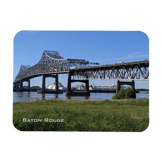Magnet Flexible Pont Horace Wilkinson - Baton Rouge (Horizontal)
