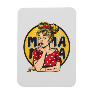 Magnet Flexible Pop Art Retro Personnalisé (4)