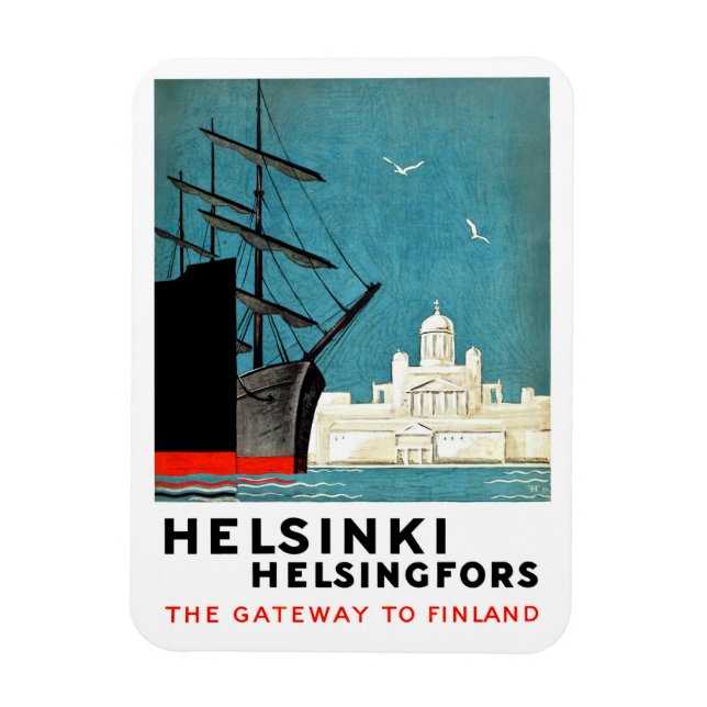 Magnet Flexible Port d'Helsinki, (Vertical)