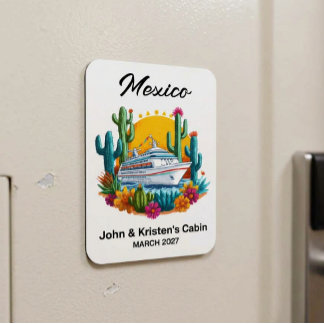 Magnet Flexible Porte de Cabine de Paquebot Mexique