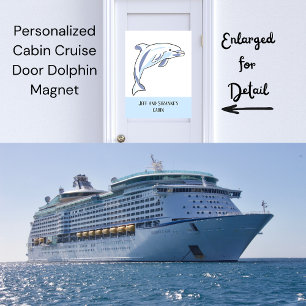Magnet Flexible Porte de croisière Cabine personnalisée CUTE Dolph
