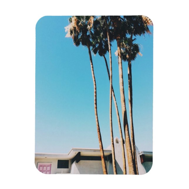 Magnet Flexible Porte Rose De Palm Springs (Vertical)