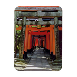 Magnet Flexible Portes de Torii - Kyoto, Japon, Asie