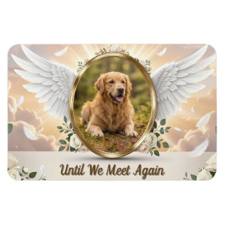 Magnet Flexible Portrait commémoratif personnalisé d'ailes d'ange