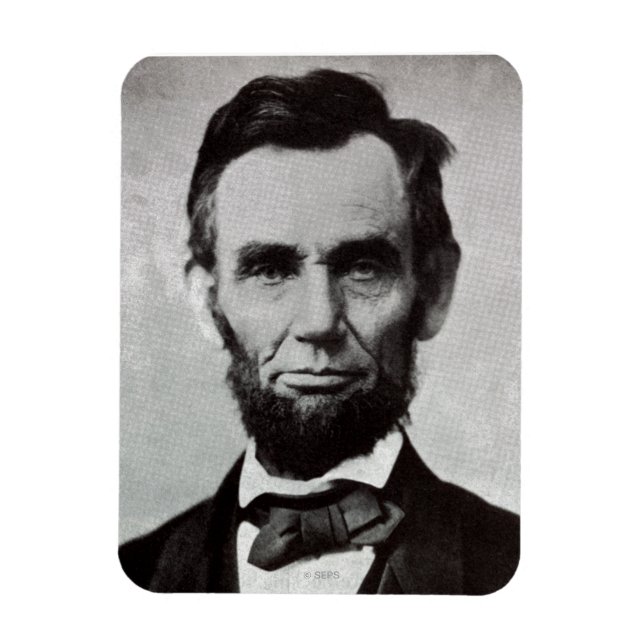 Magnet Flexible Portrait d'Abe Lincoln 2 (Vertical)