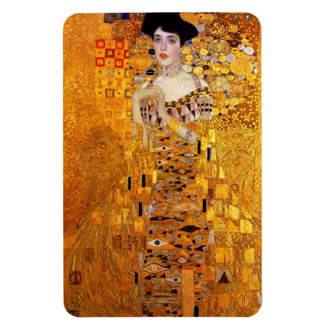 Magnet Flexible Portrait d'Adele Bloch-Bauer par Gustav Klimt (Vertical)