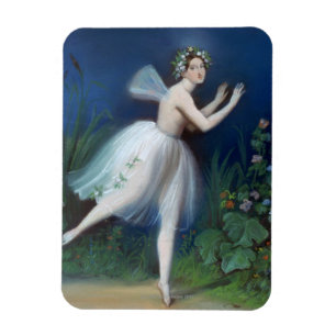 Magnet Flexible "Portrait de Carlotta Grisi dans Giselle" par