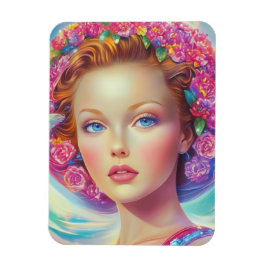 Magnet Flexible Portrait de couronne éthérée