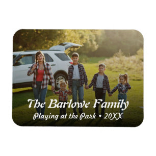 Magnet Flexible Portrait de famille - Souvenirs (3"x4")