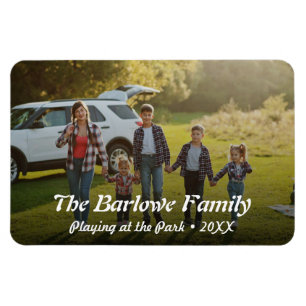 Magnet Flexible Portrait de famille - Souvenirs (4"x6")