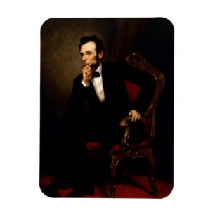 Magnet Flexible Portrait de fonctionnaire d'Abraham Lincoln